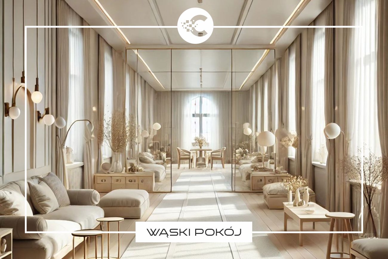 Jak powiększyć optycznie długi pokój?