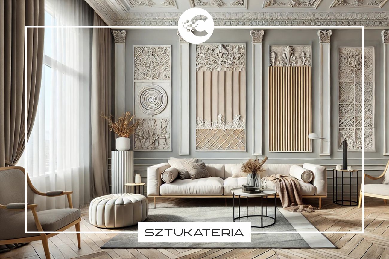 Jak zrobić sztukaterię na ścianę z różnych materiałów?