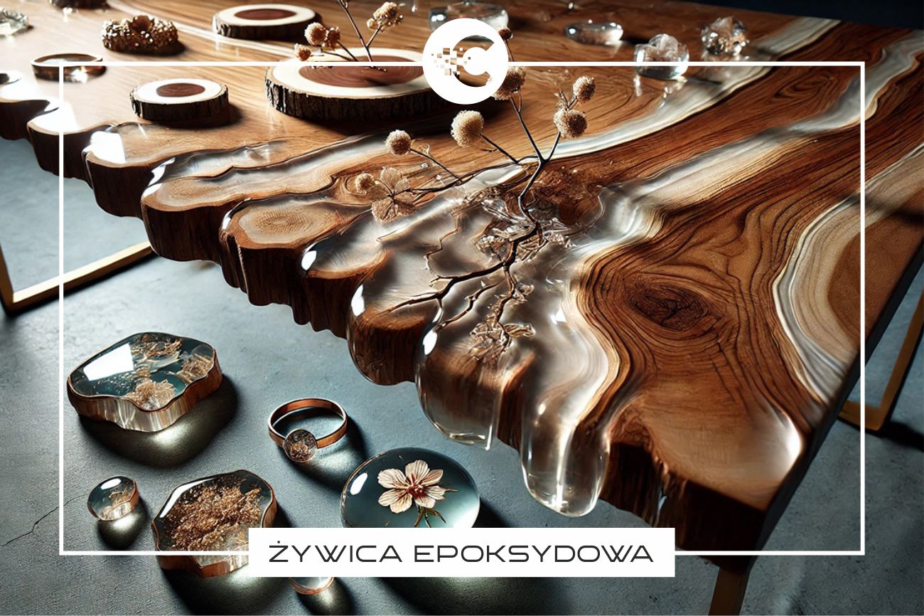 Żywica epoksydowa – wszechstronny materiał do wnętrz i dekoracji.